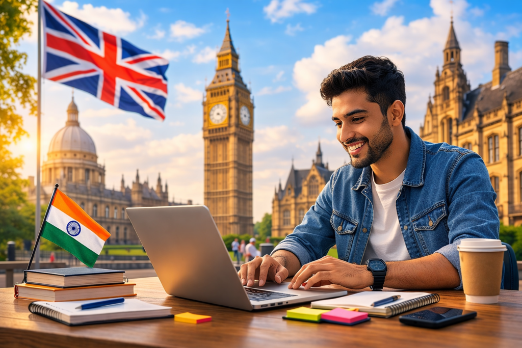 study in UK for Indian students at UK university campus
